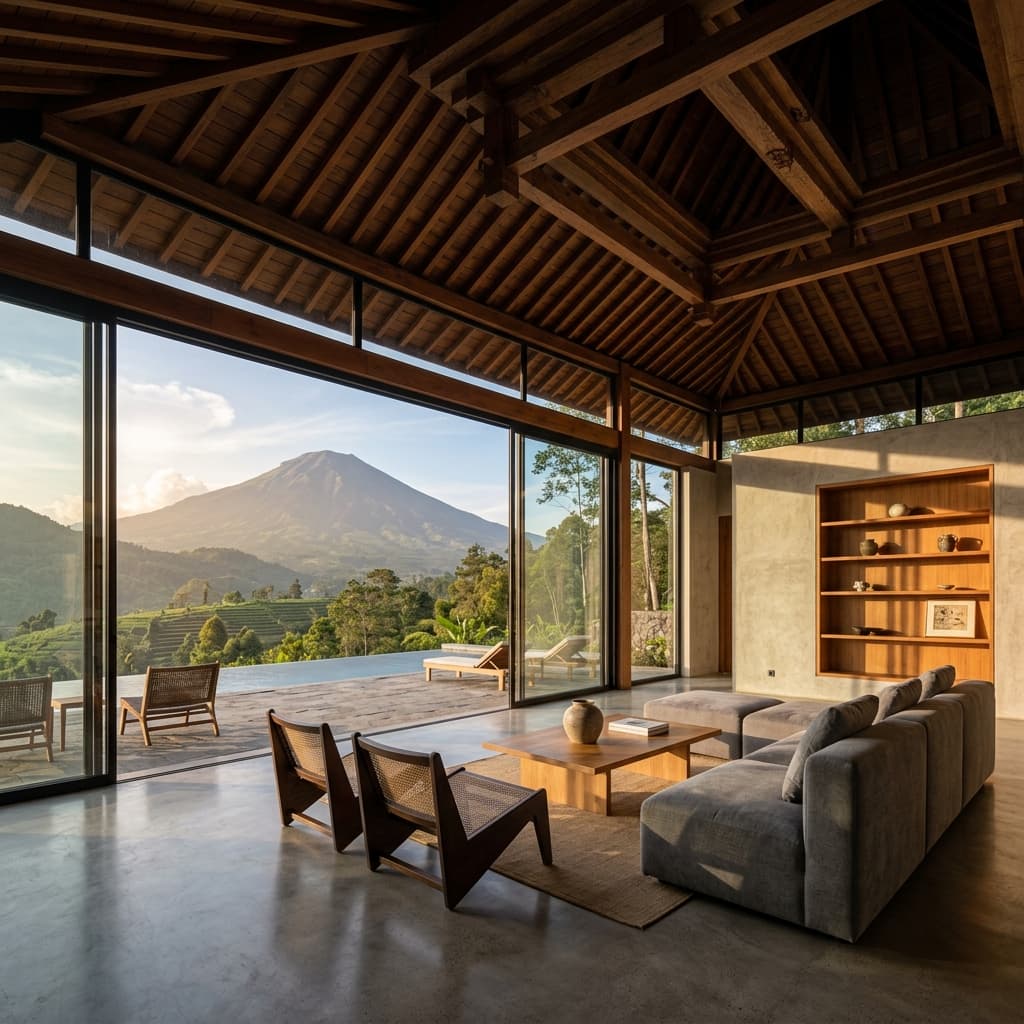 Interior Villa Joglo Modern